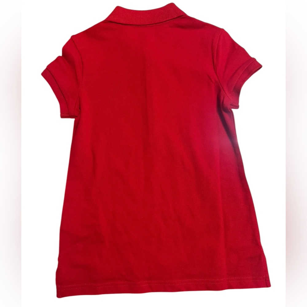 Girls Polo Ralph Lauren Red Polo Shirt Size S/P (7) - Picture 2 of 5
